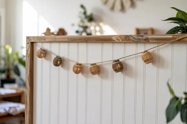 Beadboard wall paneling